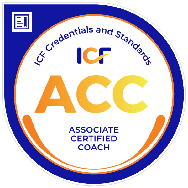Associate Certified Coach badge from ICF